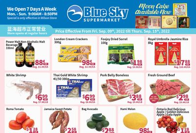 Blue Sky Supermarket (North York) Flyer September 9 to 15
