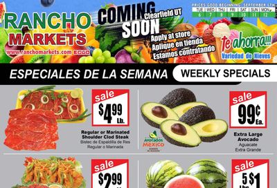 Rancho Markets (UT) Weekly Ad Flyer Specials September 6 to September 12, 2022