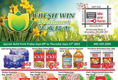 Fresh Win Foodmart Flyer September 9 to 15