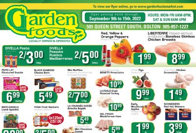 Garden Foods Flyer September 9 to 15