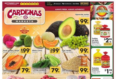 Cardenas (CA, NV) Weekly Ad Flyer Specials September 7 to September 13, 2022