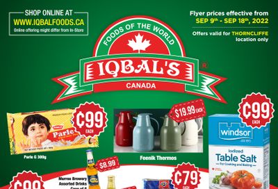 Iqbal Foods (Toronto) Flyer September 9 to 18