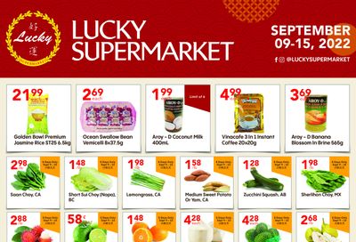 Lucky Supermarket (Calgary) Flyer September 9 to 15