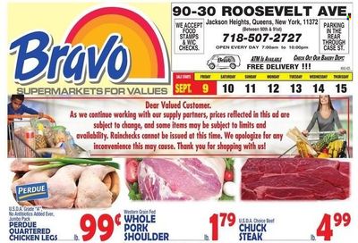 Bravo Supermarkets (CT, FL, MA, NJ, NY, PA) Weekly Ad Flyer Specials September 9 to September 15, 2022
