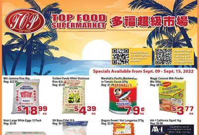 Top Food Supermarket Flyer September 9 to 15
