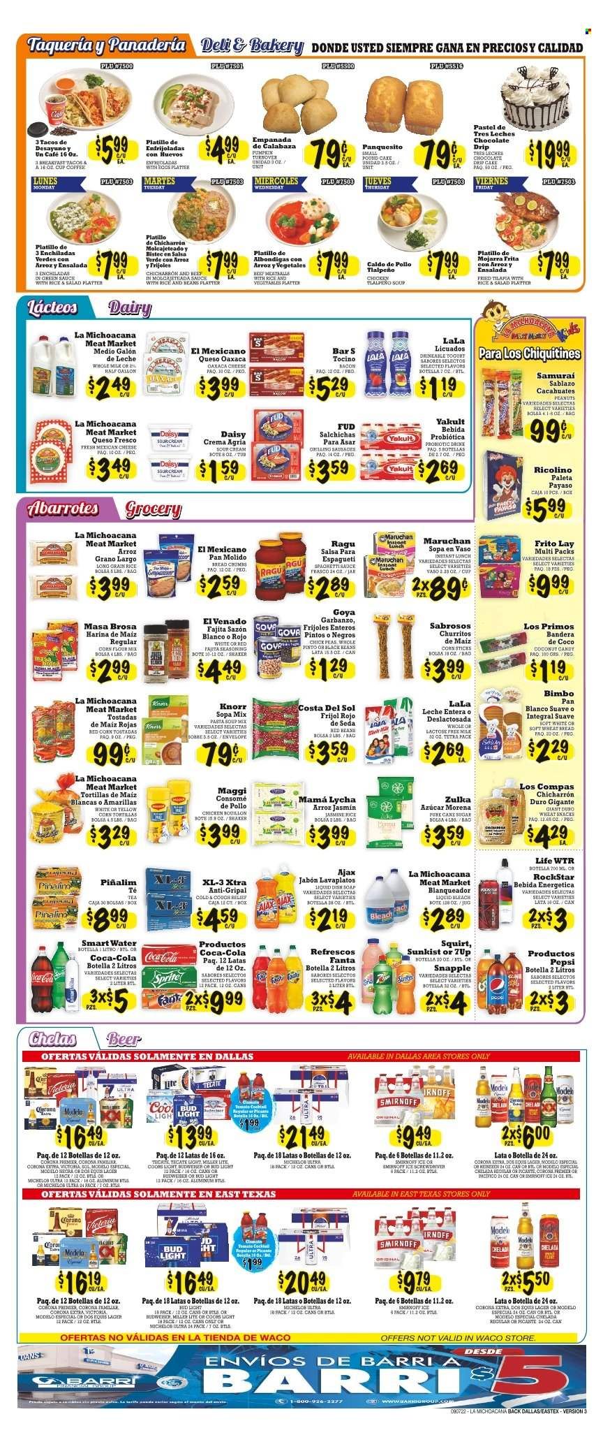 La Michoacana Meat Market (TX) Weekly Ad Flyer Specials September 7 to September 20, 2022