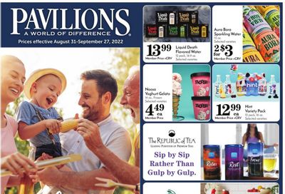 Pavilions (CA) Weekly Ad Flyer Specials August 31 to September 27, 2022