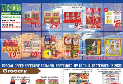 Nations Fresh Foods (Vaughan) Flyer September 9 to 15