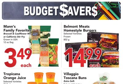 Buy-Low Budget Savers Flyer August 21 to September 24