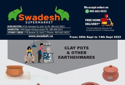 Swadesh Supermarket Flyer September 8 to 14