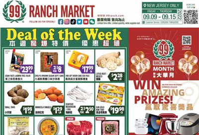 99 Ranch Market (NJ) Weekly Ad Flyer Specials September 9 to September 15, 2022