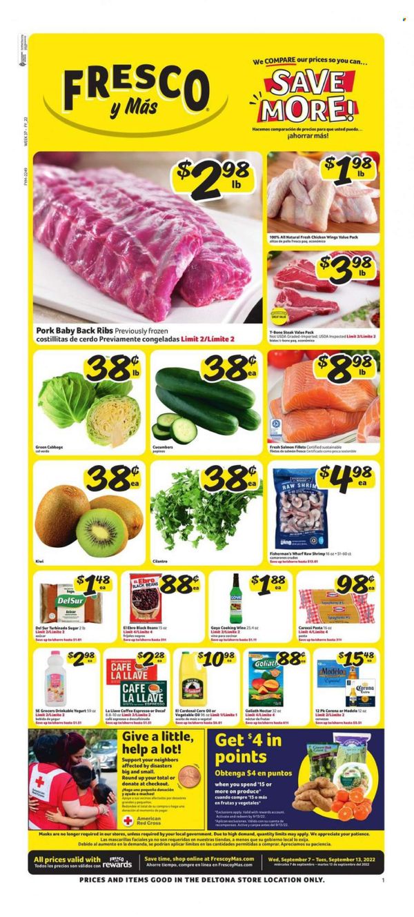 Fresco Y M s FL Weekly Ad Flyer Specials September 7 To September 13 