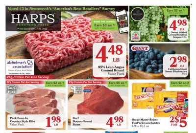 Harps Hometown Fresh (AR) Weekly Ad Flyer Specials September 7 to September 20, 2022