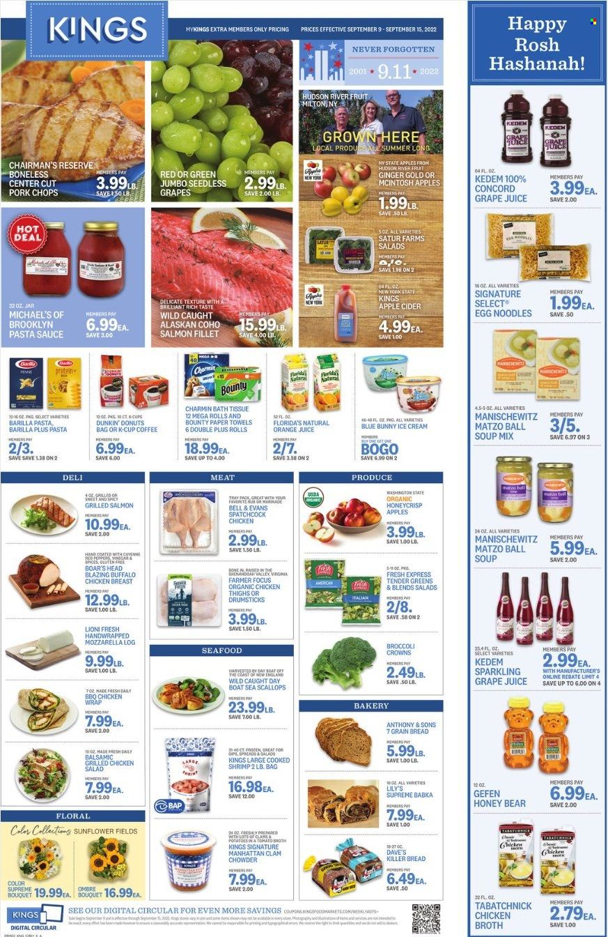 Kings Food Markets (CT, NJ, NY) Weekly Ad Flyer Specials September 9 to September 15, 2022