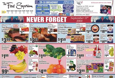 The Food Emporium (NY) Weekly Ad Flyer Specials September 9 to September 15, 2022