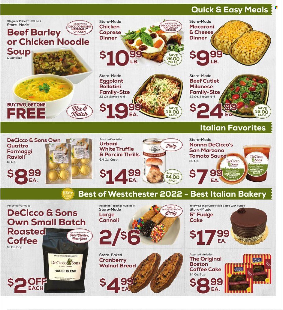 DeCicco & Sons (NY) Weekly Ad Flyer Specials September 9 to September 15, 2022