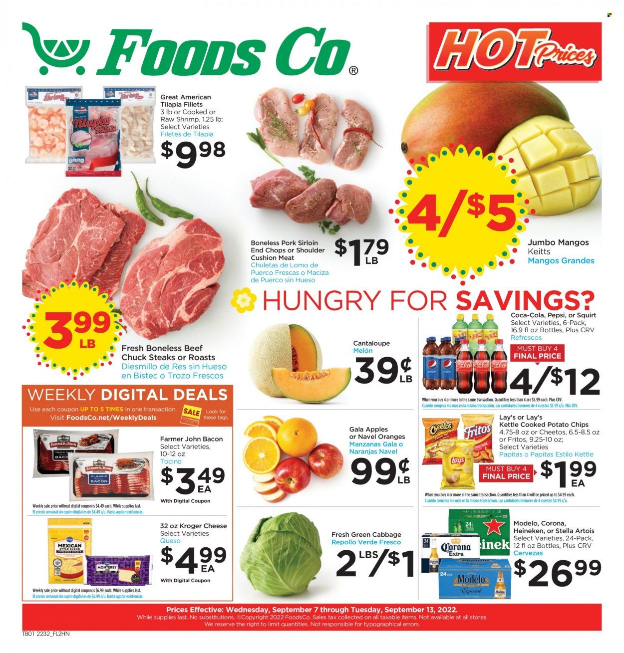 Foods Co (CA, OH, VA) Weekly Ad Flyer Specials September 7 to September 13, 2022