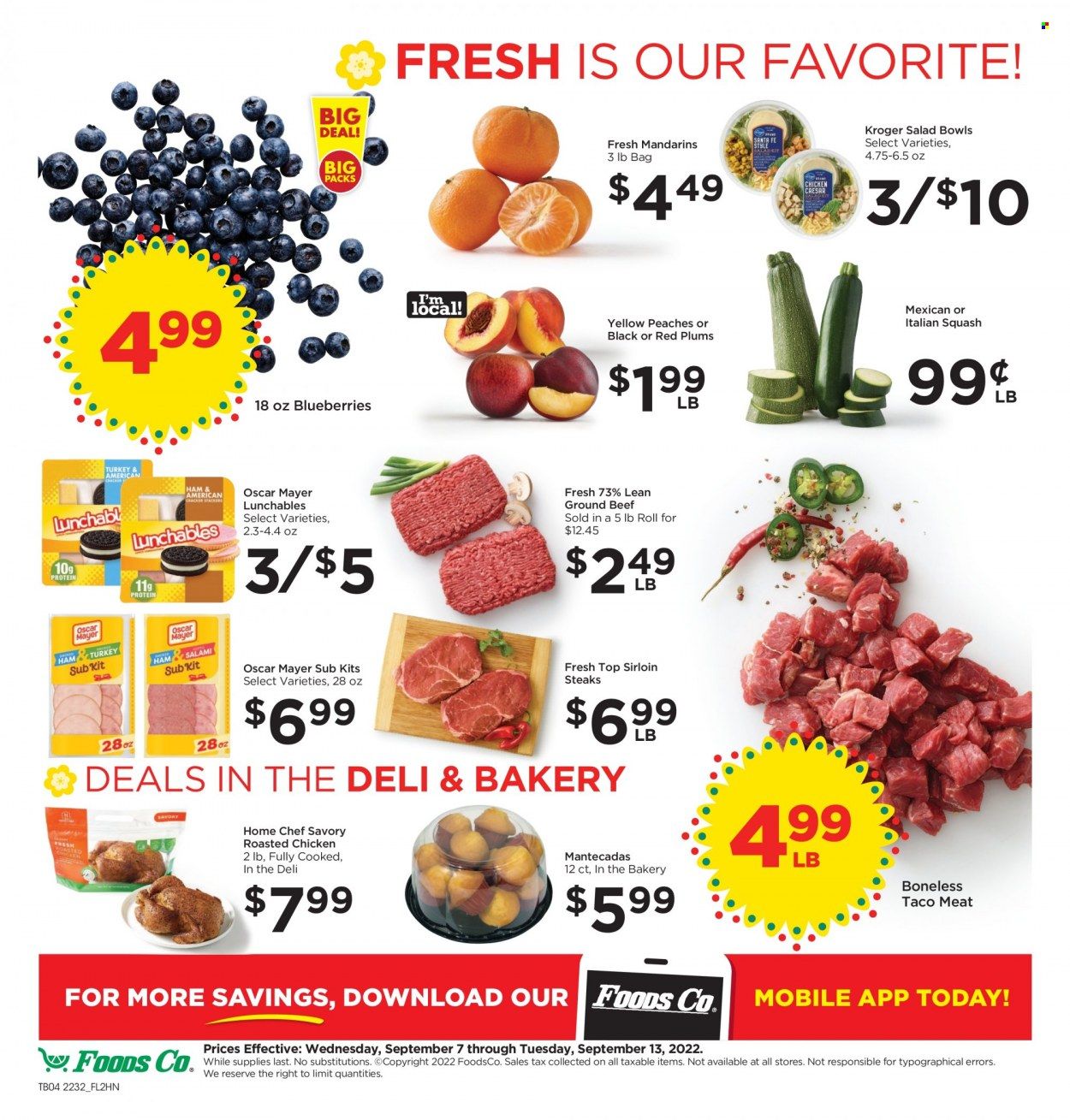Foods Co (CA, OH, VA) Weekly Ad Flyer Specials September 7 to September 13, 2022