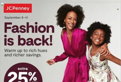 JCPenney Weekly Ad Flyer Specials September 8 to September 11, 2022