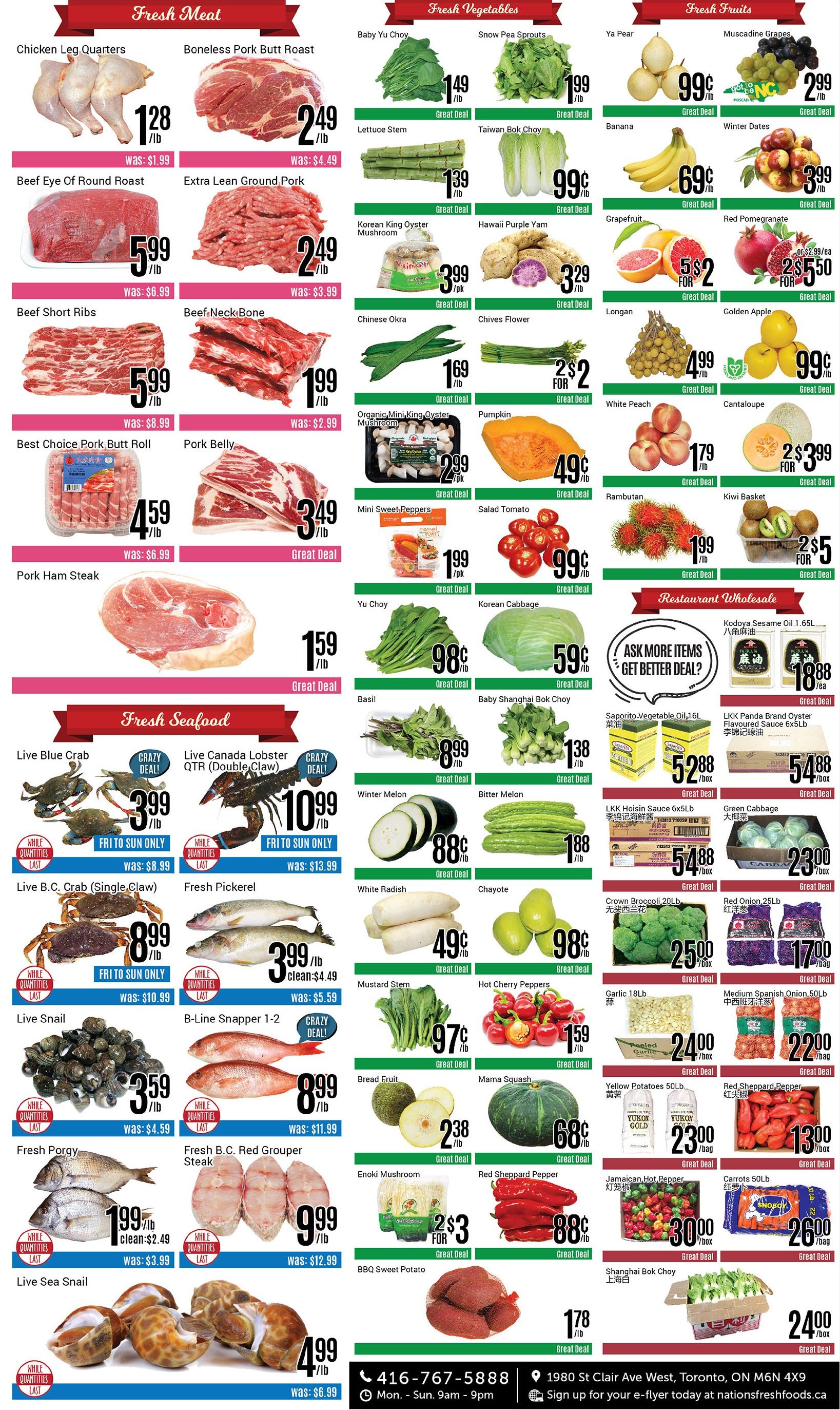 Nations Fresh Foods (Toronto) Flyer September 9 to 15