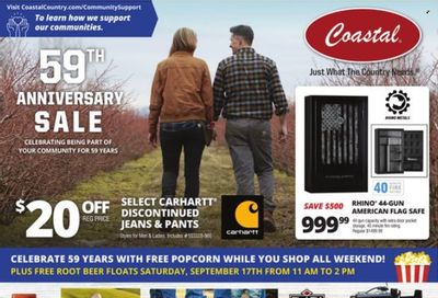 Coastal Farm & Ranch Weekly Ad Flyer Specials September 14 to September 20, 2022