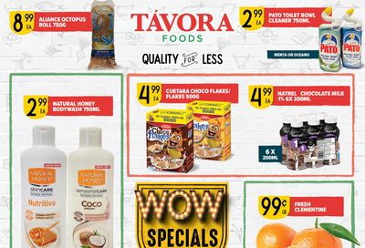 Tavora Foods Flyer September 12 to 18