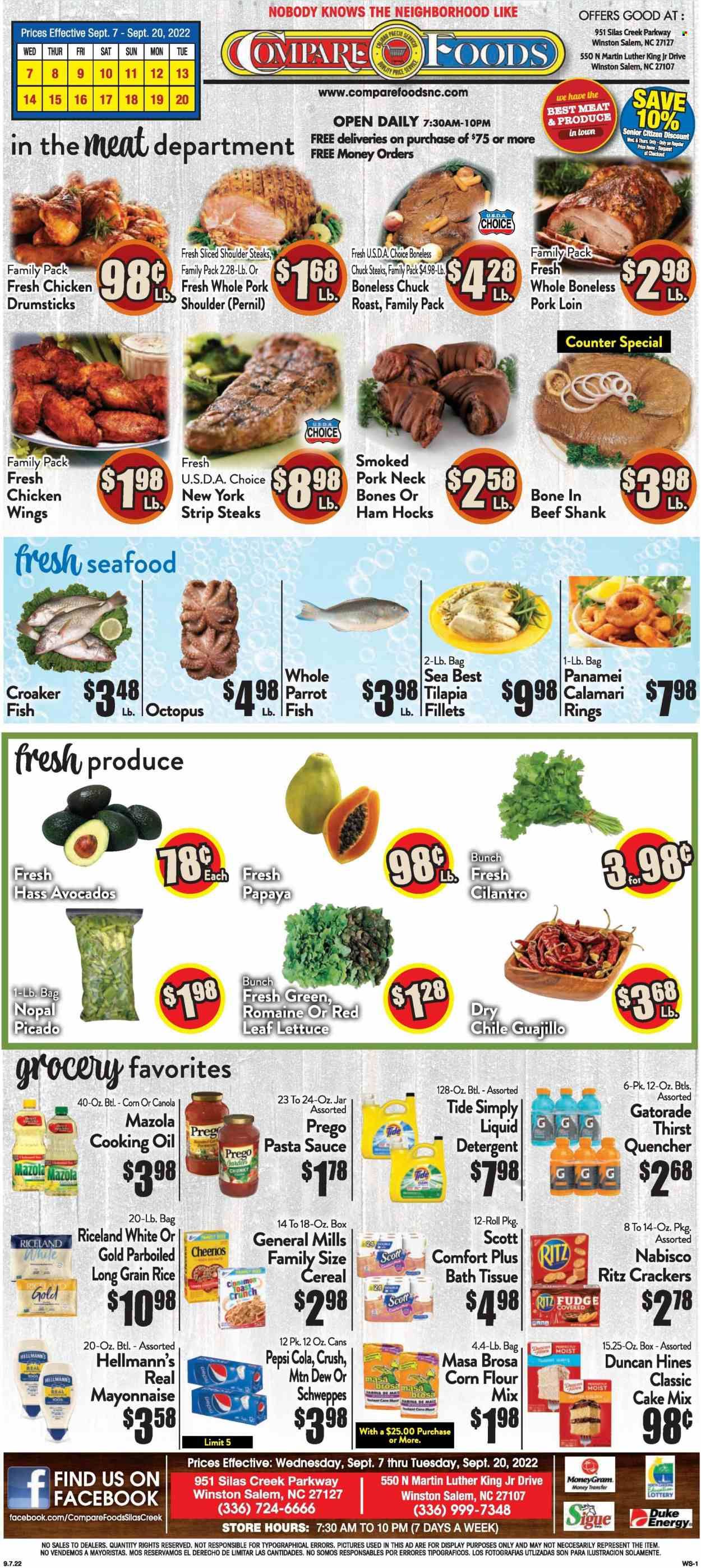 Compare Foods (NC) Weekly Ad Flyer Specials September 7 to September 20, 2022