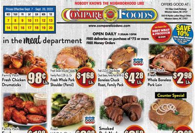 Compare Foods (NC) Weekly Ad Flyer Specials September 7 to September 20, 2022
