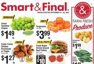 Smart & Final (AZ, CA) Weekly Ad Flyer Specials September 14 to September 20, 2022