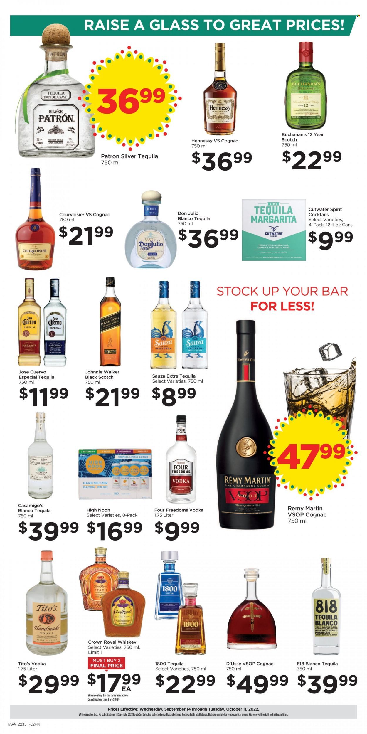 Foods Co (CA, OH, VA) Weekly Ad Flyer Specials September 14 to October 11, 2022