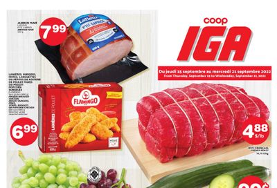 Coop IGA Flyer September 15 to 21