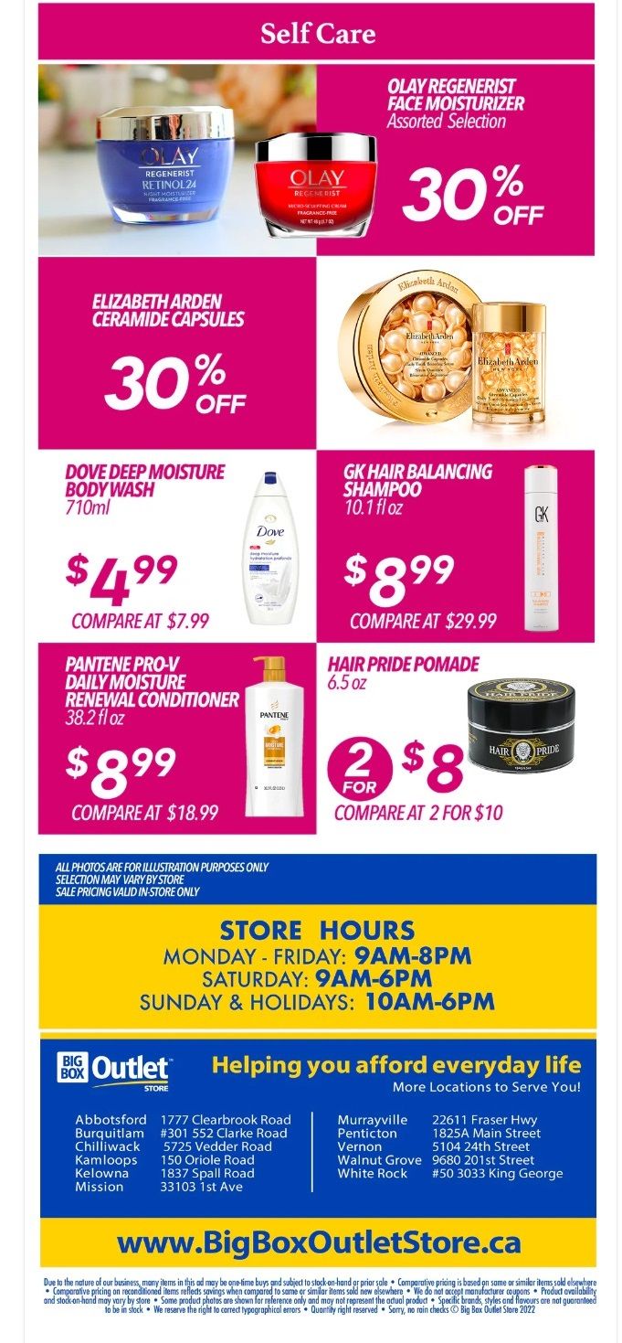 Big Box Outlet Store Flyer September 14 to 20