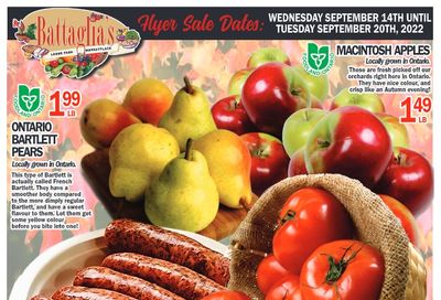 Battaglia's Marketplace Flyer September 14 to 20