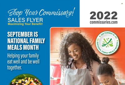 Commissary Weekly Ad Flyer Specials September 12 to September 25, 2022