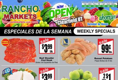 Rancho Markets (UT) Weekly Ad Flyer Specials September 13 to September 19, 2022