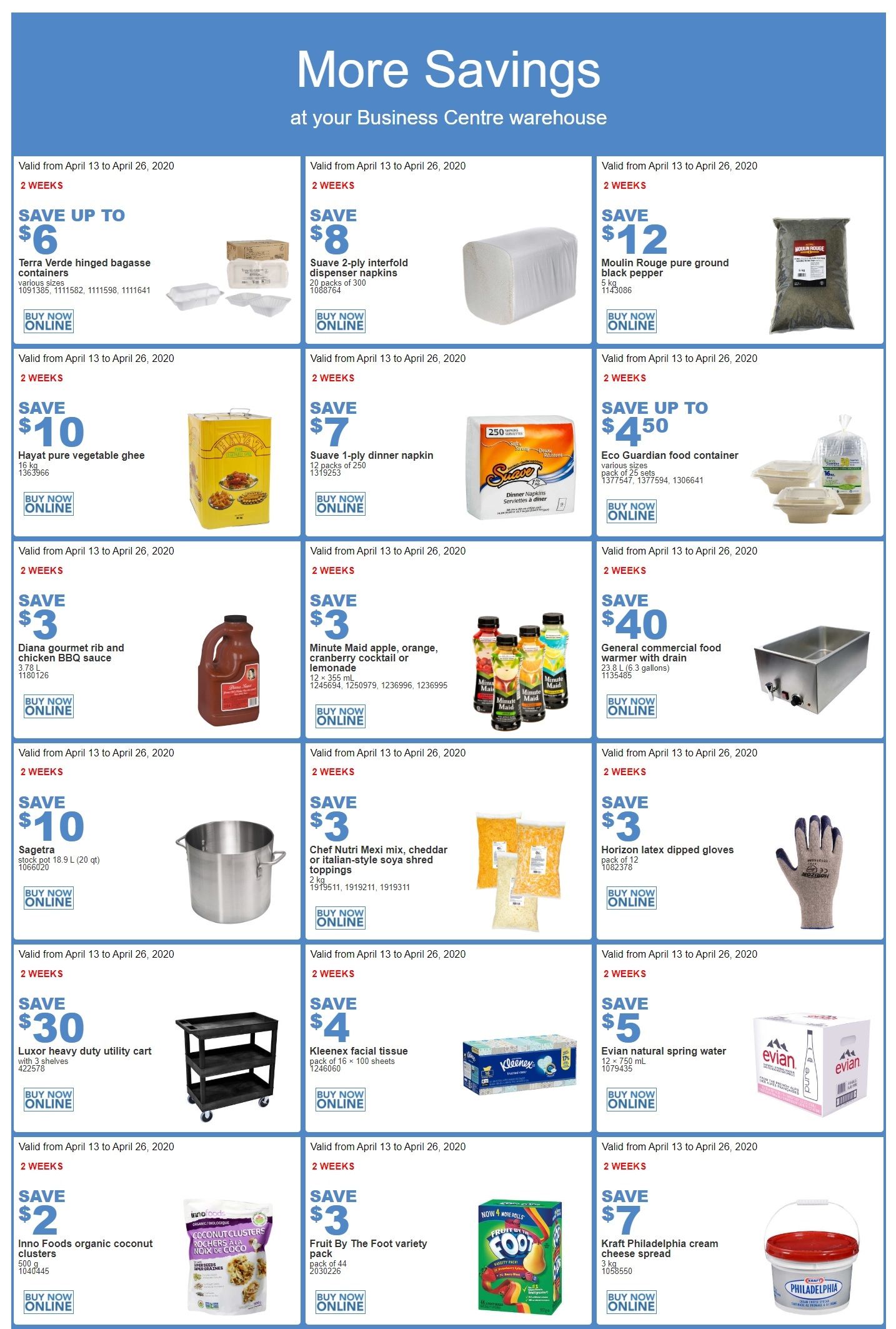 Costco Business Centre (Scarborough, ON) Instant Savings Flyer April 13