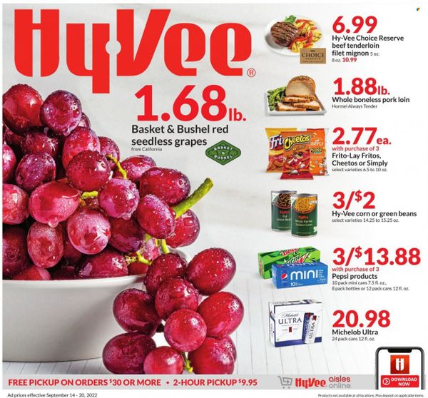 HyVee (IA) Weekly Ad Flyer Specials September 14 to September 20, 2022