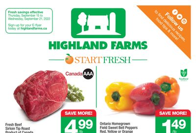 Highland Farms Flyer September 15 to 21