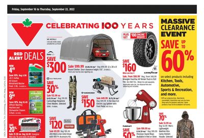 Canadian Tire (Atlantic) Flyer September 16 to 22