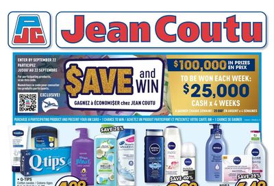 Jean Coutu (NB) Flyer September 16 to 22