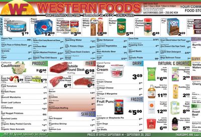 Western Foods Flyer September 14 to 20