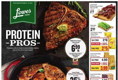 Lowes Foods (NC, SC) Weekly Ad Flyer Specials September 14 to September 20, 2022