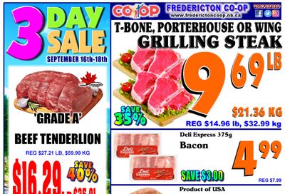 Fredericton Co-op Flyer September 15 to 21