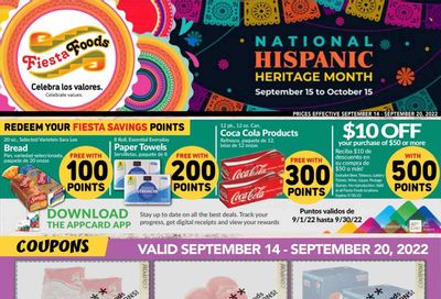 Fiesta Foods SuperMarkets (WA) Weekly Ad Flyer Specials September 14 to September 20, 2022
