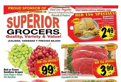 Superior Grocers (CA) Weekly Ad Flyer Specials September 14 to September 20, 2022