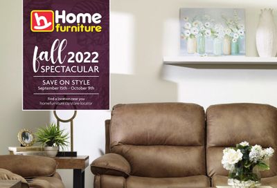 Home Furniture (Atlantic) Fall 2022 Flyer September 15 to October 9