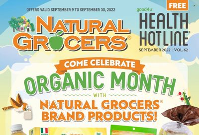 Natural Grocers Weekly Ad Flyer Specials September 9 to September 30, 2022