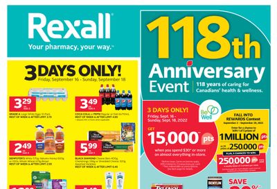 Rexall (AB, SK & MB) Flyer September 16 to 22