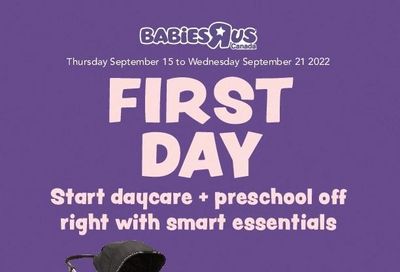 Babies R Us Flyer September 15 to 21