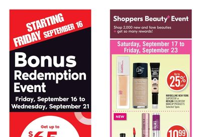 Shoppers Drug Mart (Atlantic) Flyer September 17 to 23